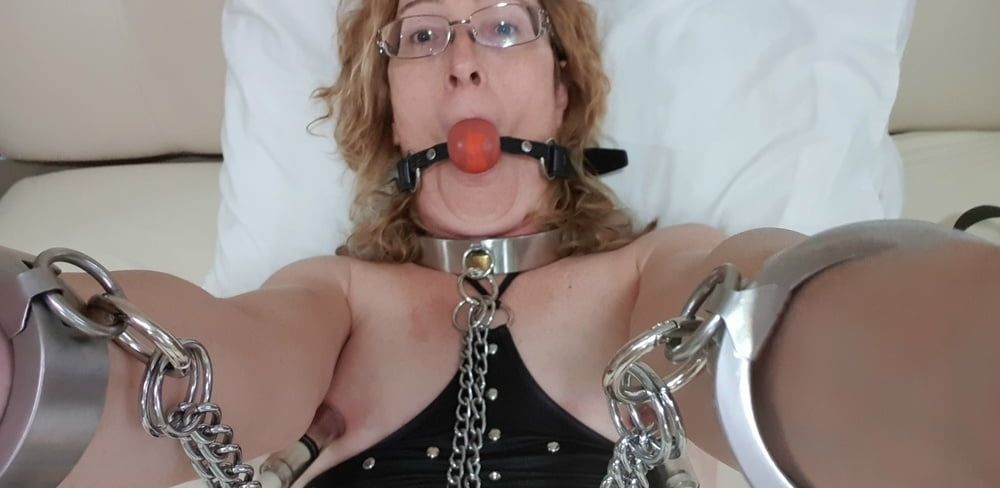 Self Bondage In Leather and Steel with the Doxy #7