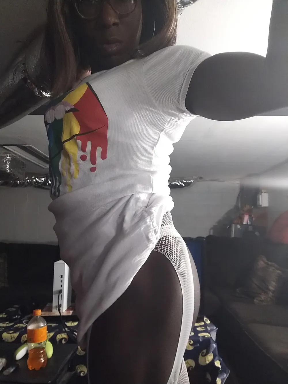 Ebony in white #3