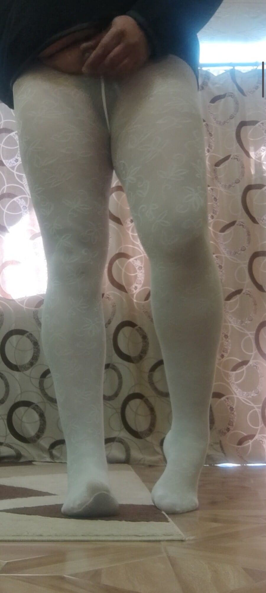 White pantyhose for teens #14