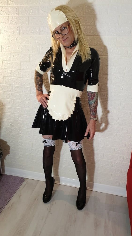 Latex Maid Charlotte With Domme Lisa. #24