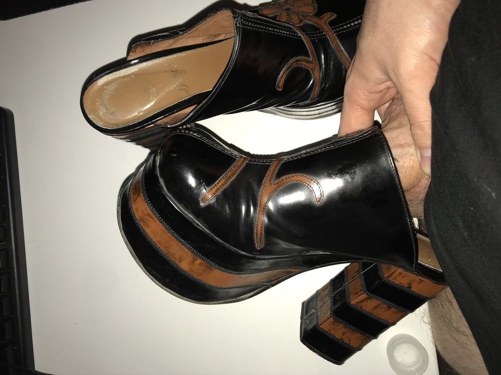 Fun with Vintage Platform Clogs #4