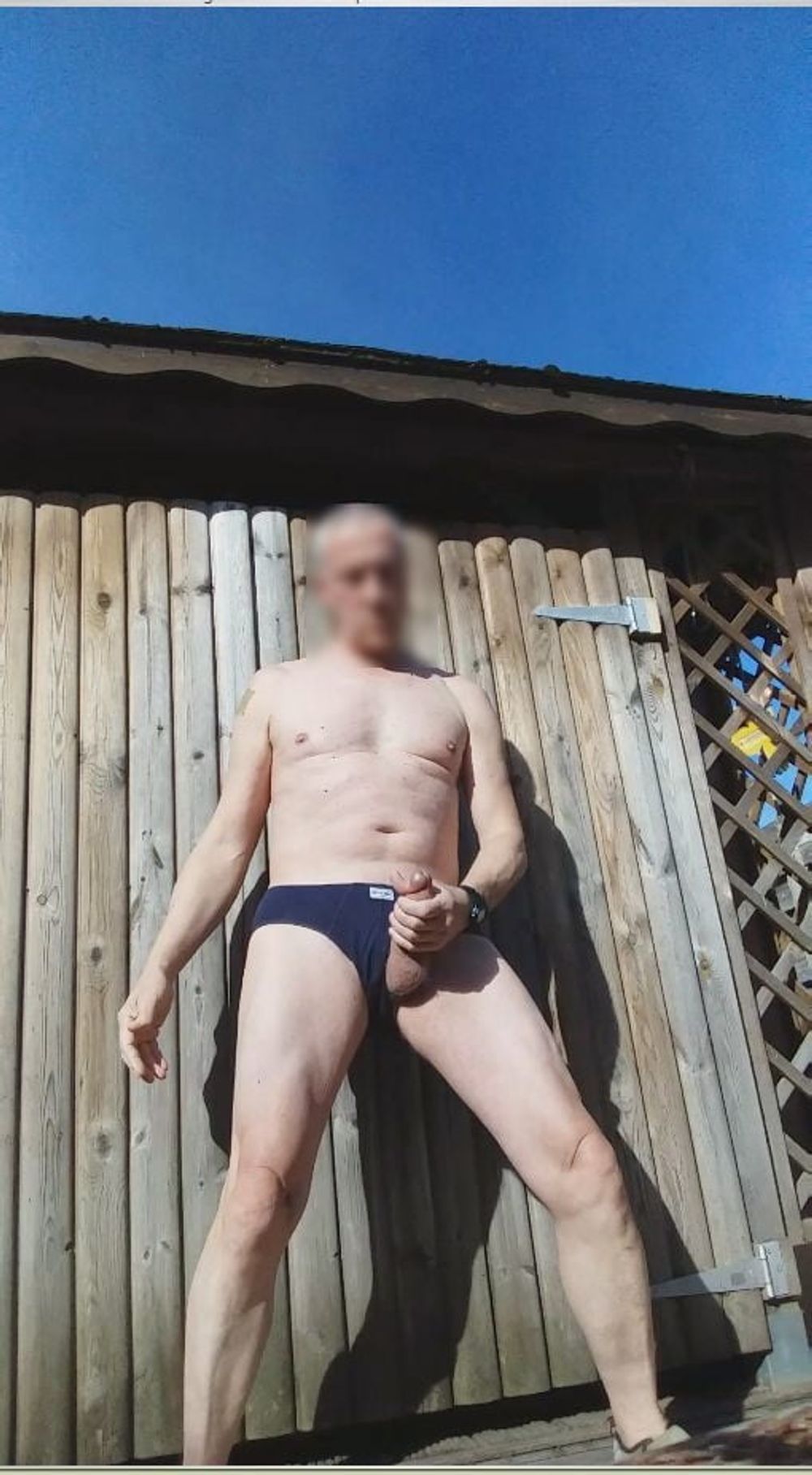 public outdoor brief jerking #16