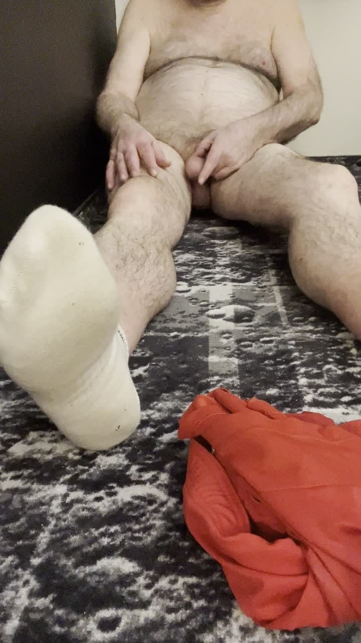 Coach Karl White Socks, Bare Feet Bare Balls 5835 #19