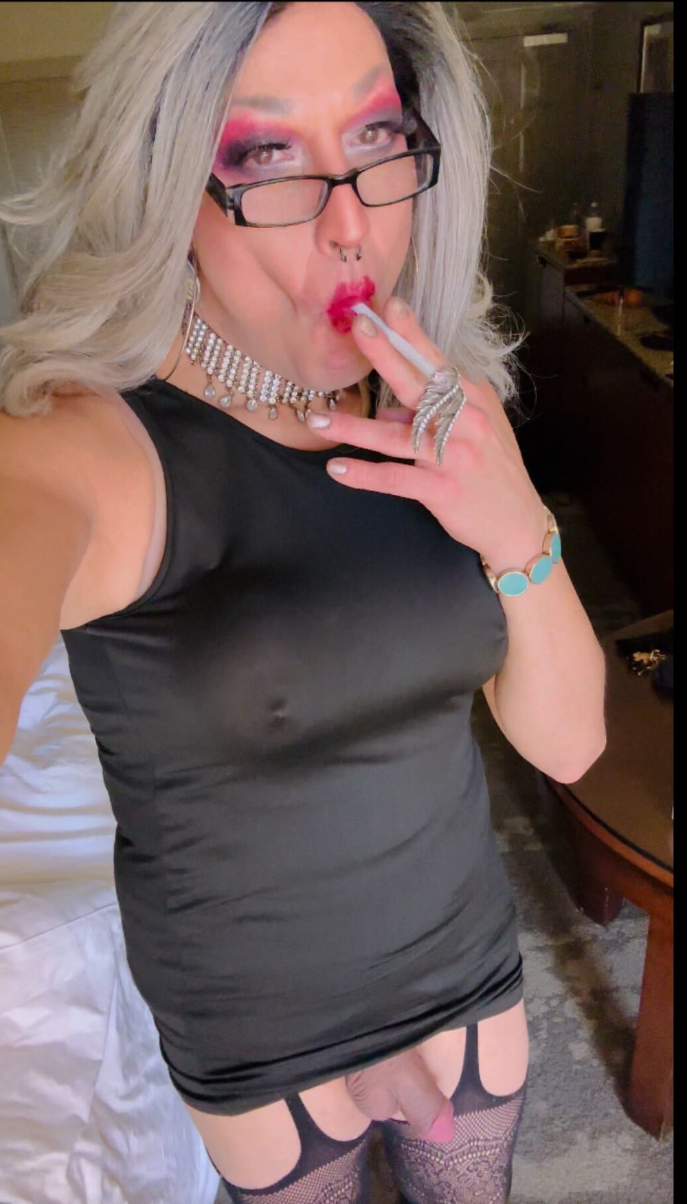 Mature Smoking Fetish Marilyn  #59