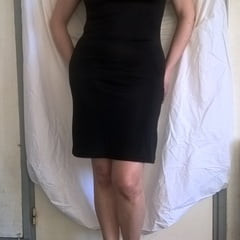 Hairy JoyTwoSex Stripping In Black Dress