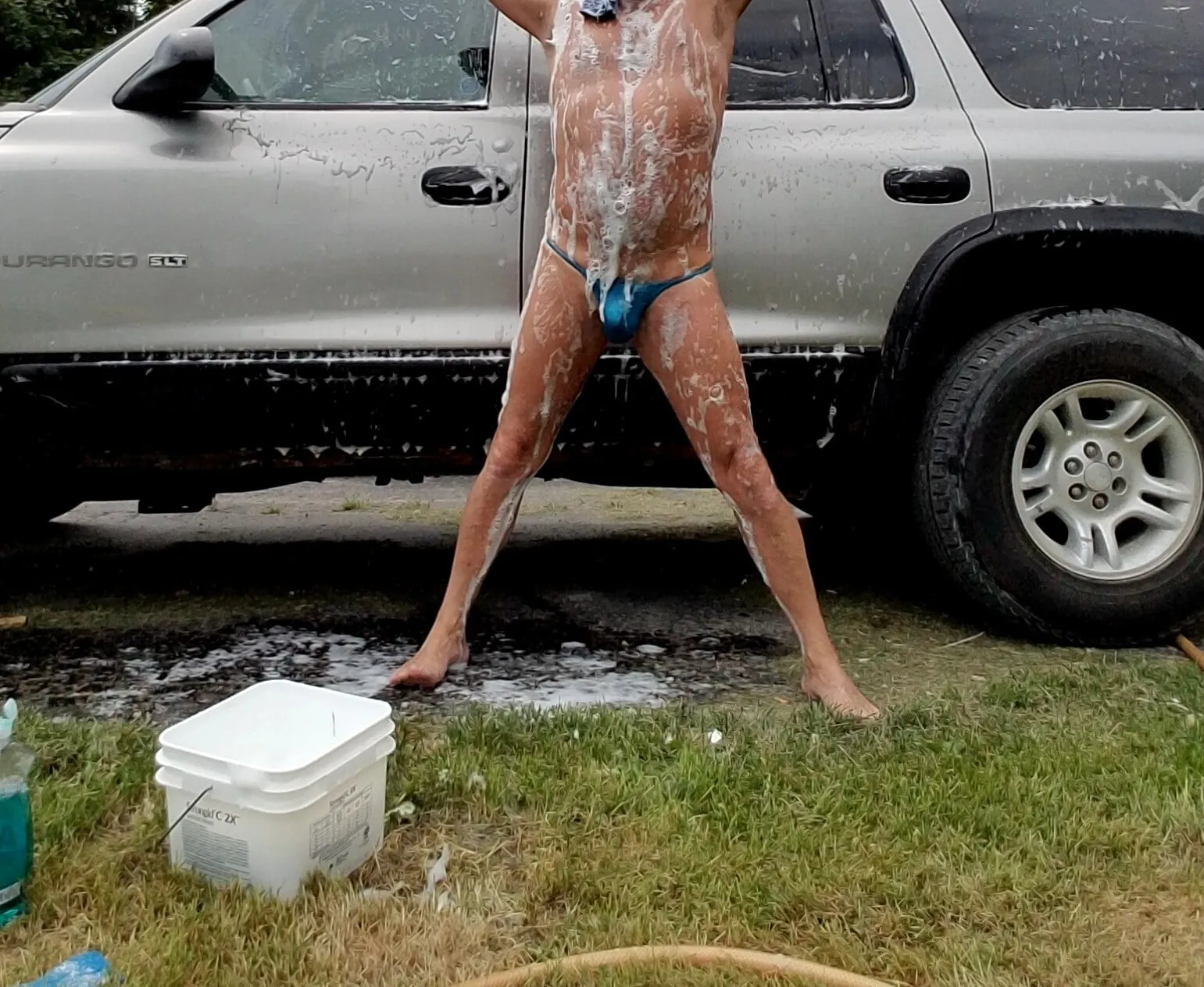 Nude Naked Naughty Car Wash #5