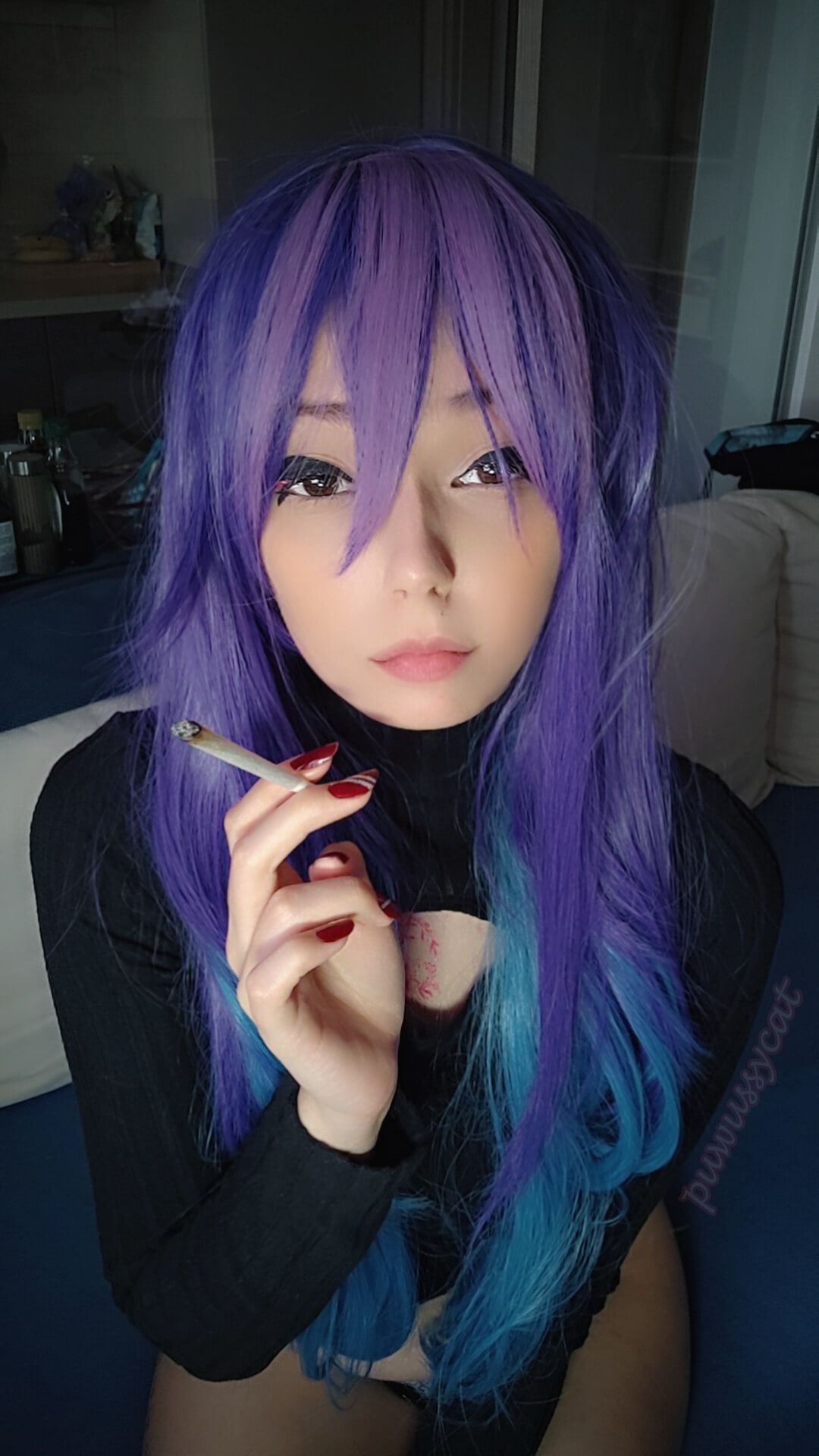 Adorable Egirl Smoking #8