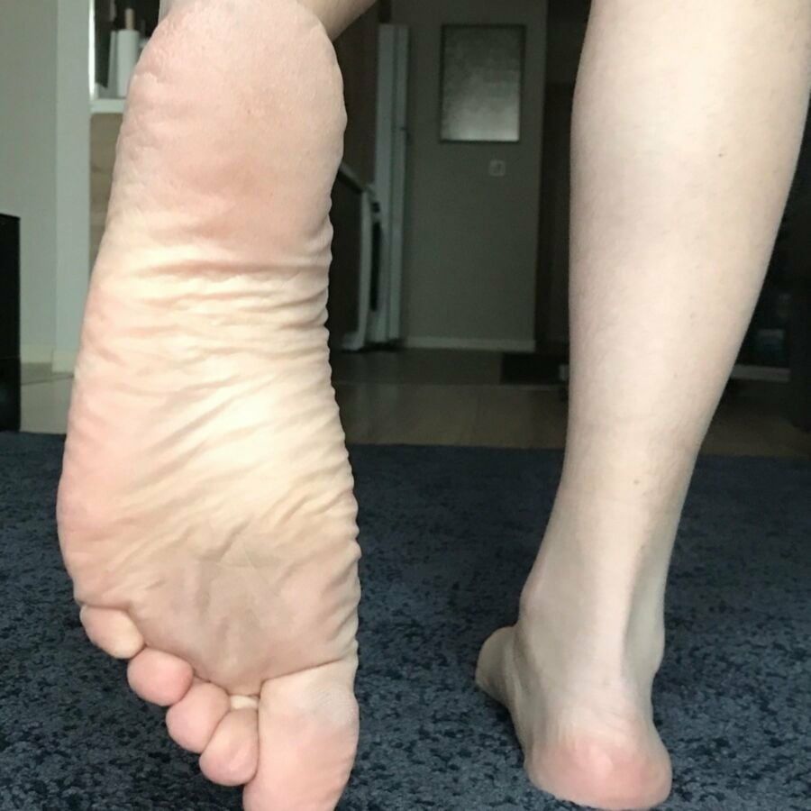 My sexy wrinkled and a little dirty soles #9