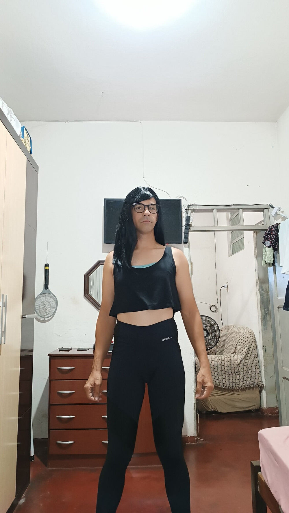 Sakura Nakamura Skinner Legging Gym  #16