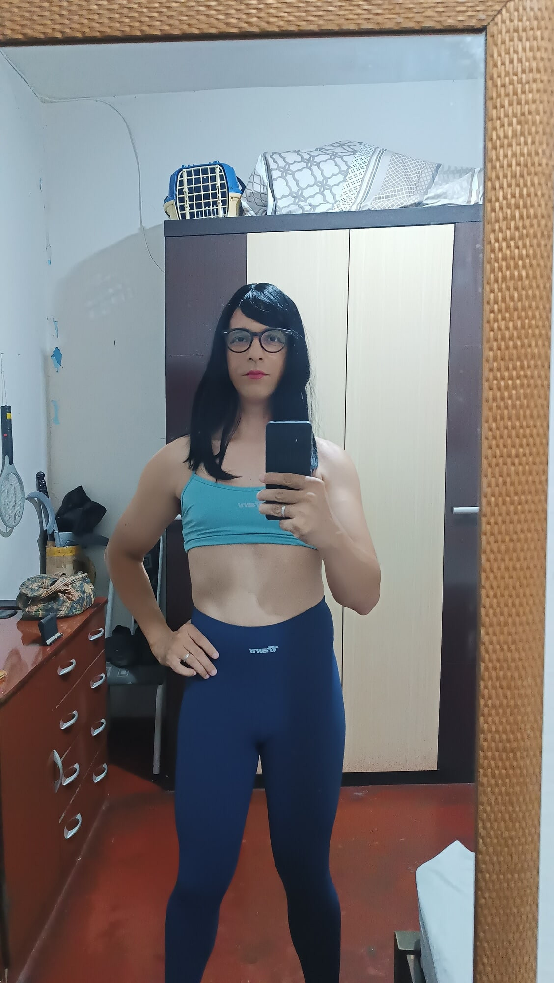 Sakura Nakamura Cute Legging Gym  #36