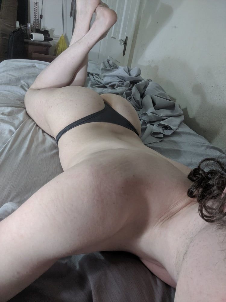 Naked Femboy Slut in Bed #2