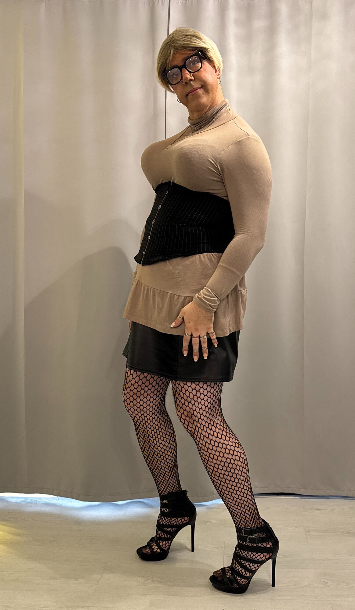 In a skirt and heels #13