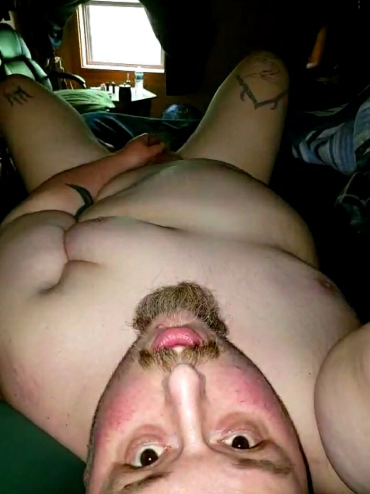 Superchubs tiny uncut cock
