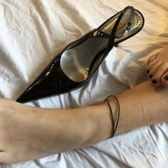 High Heels on Bed