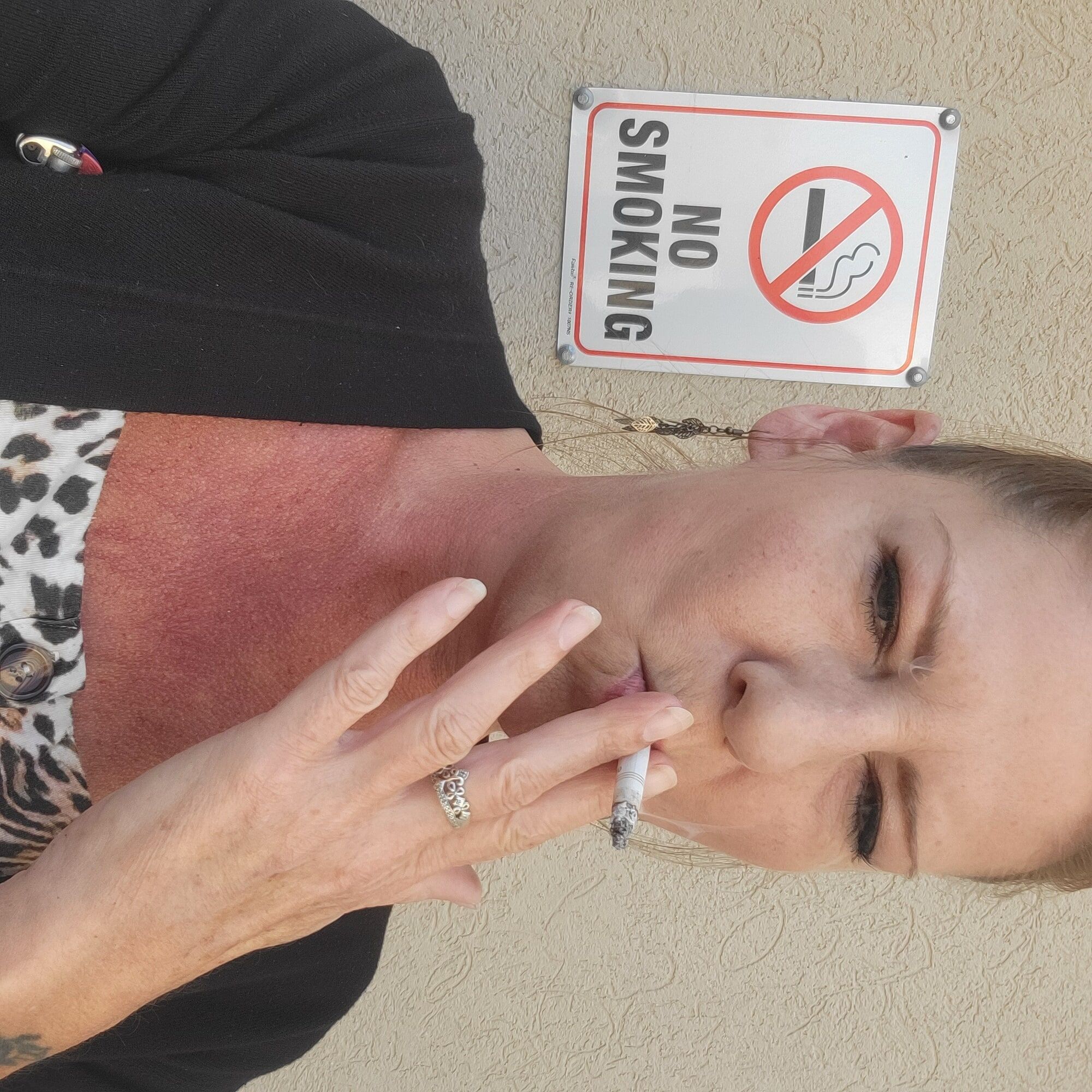 Cigarette smoking Milf 