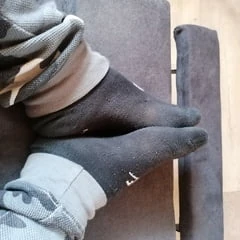 My Feet in Nike Socks