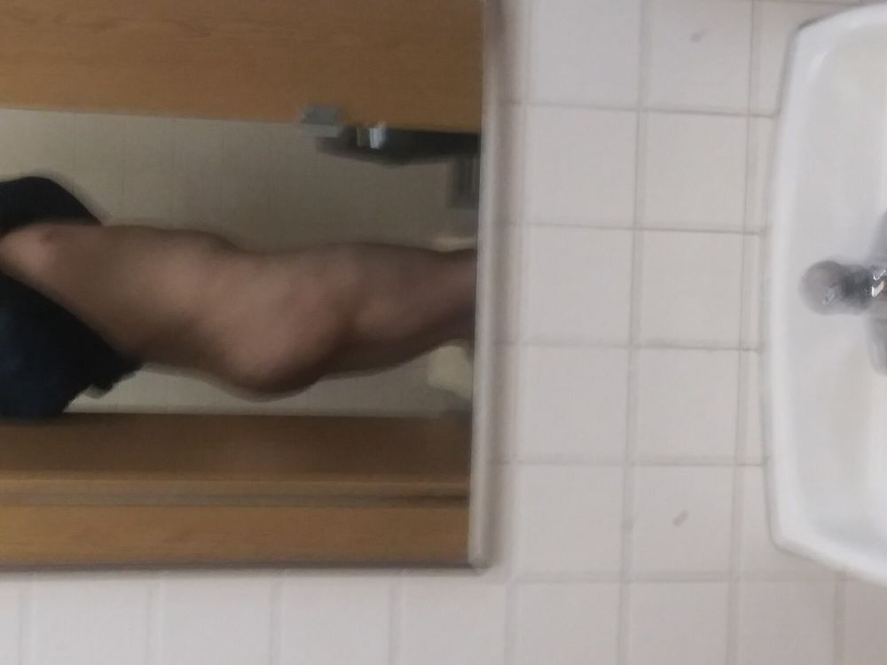 Public Restroom Ass and Cock #8