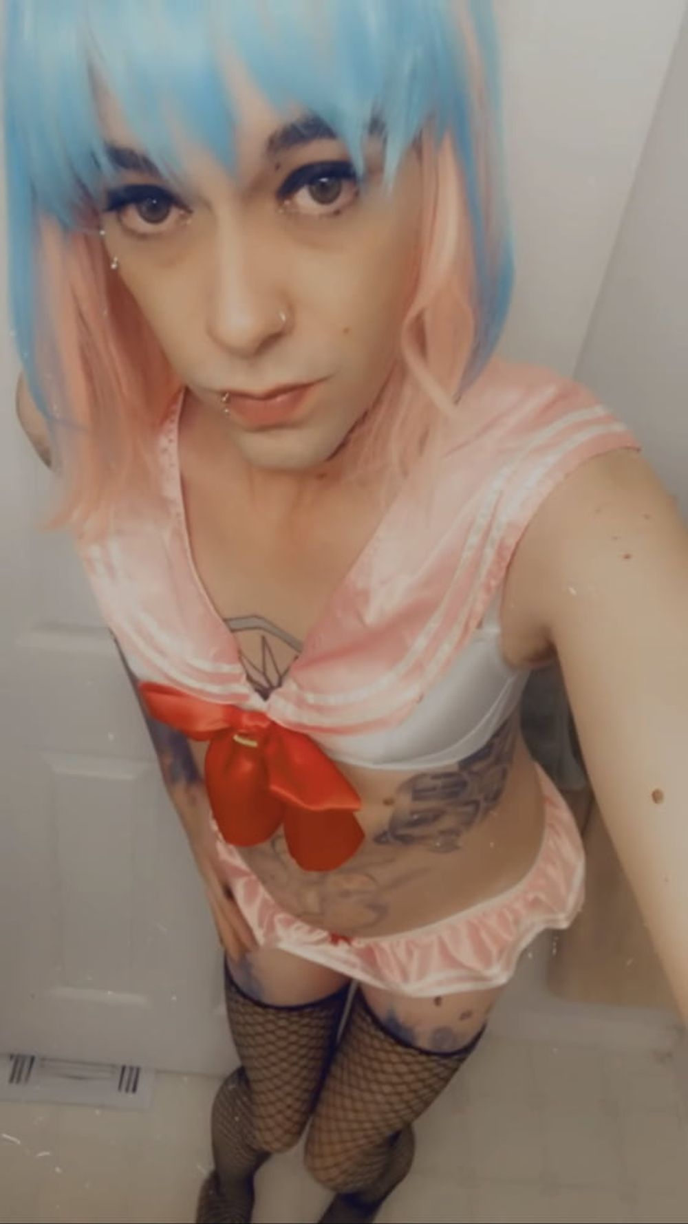 Cute Pink Cosplay Girl