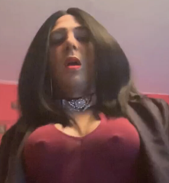 Sarah exposed like a good sissy chastity slut hooker whore #14