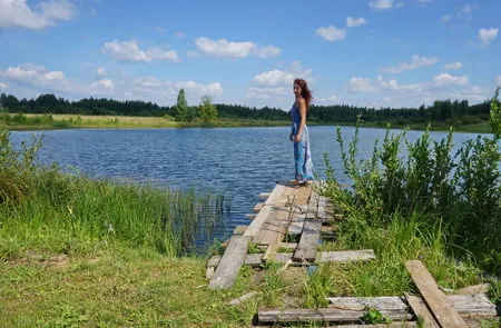 near koptevo pond         