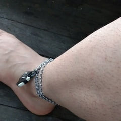 foot, key, chain