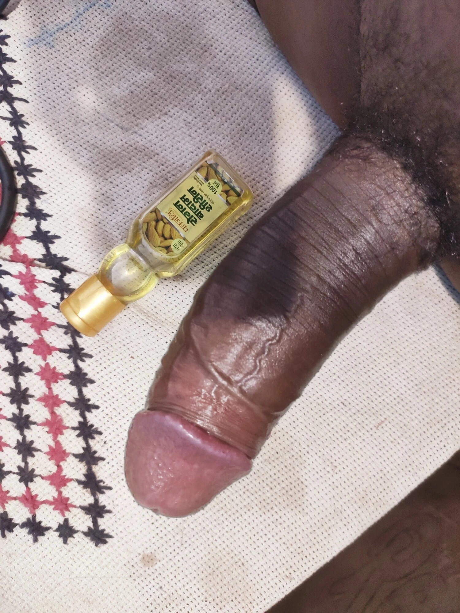 Oiled cock