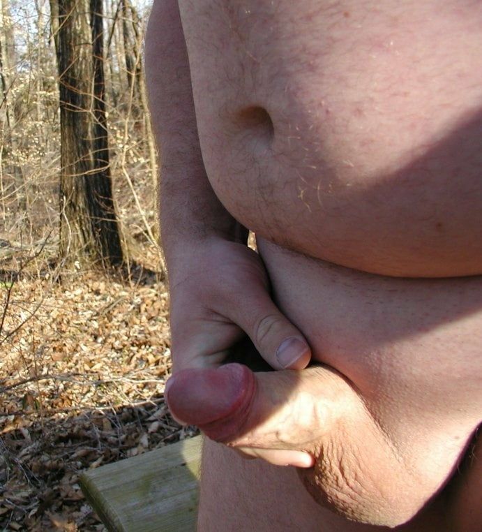 Chubby Guy Gets Naked in the Winter Woods #11