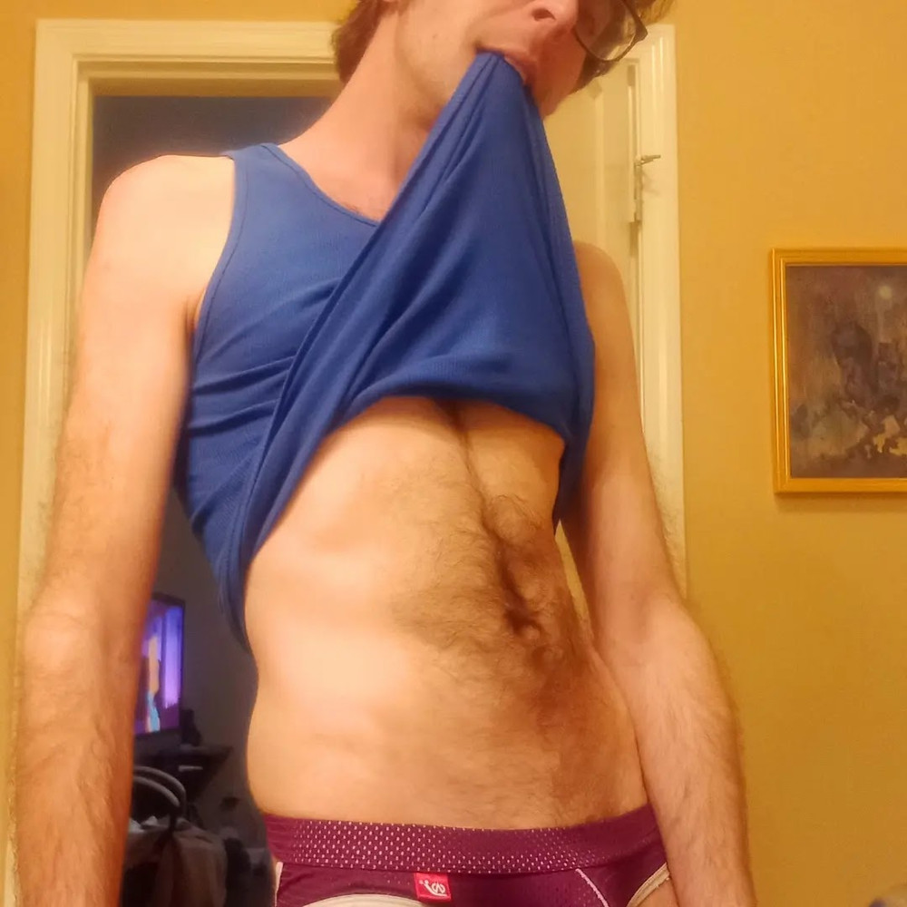 Puppers Showing off in underwear...again #23