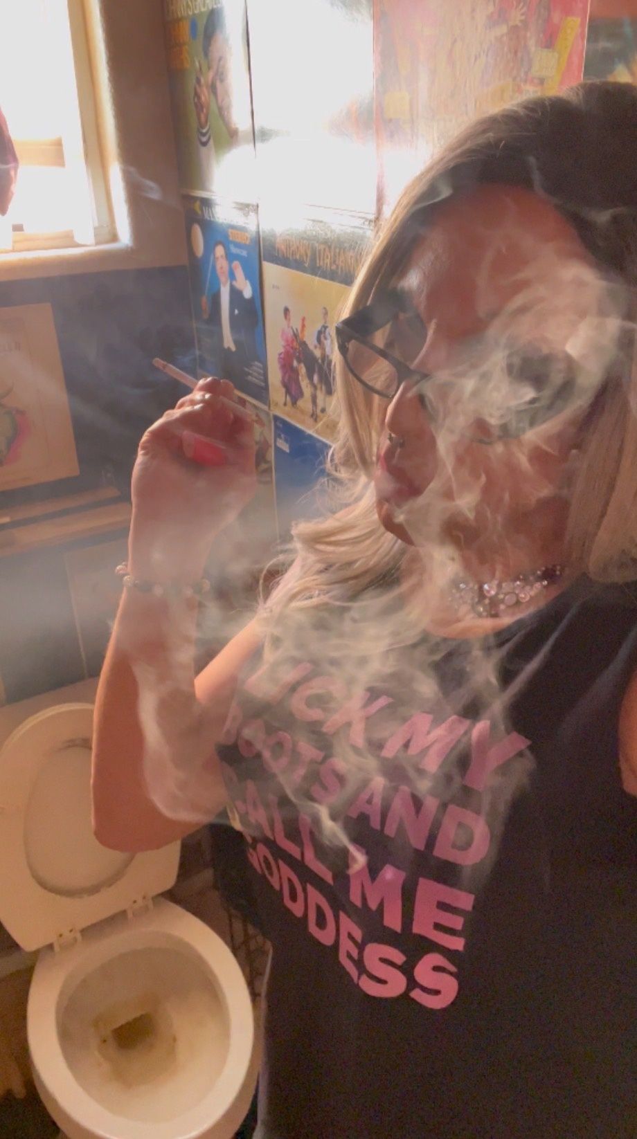Trans Goddess Smoking Fetish #25