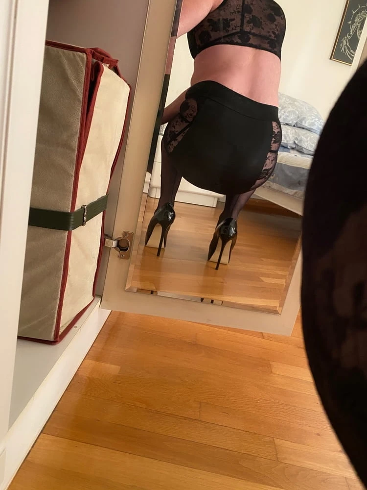 My black lingeries and outfits... #7