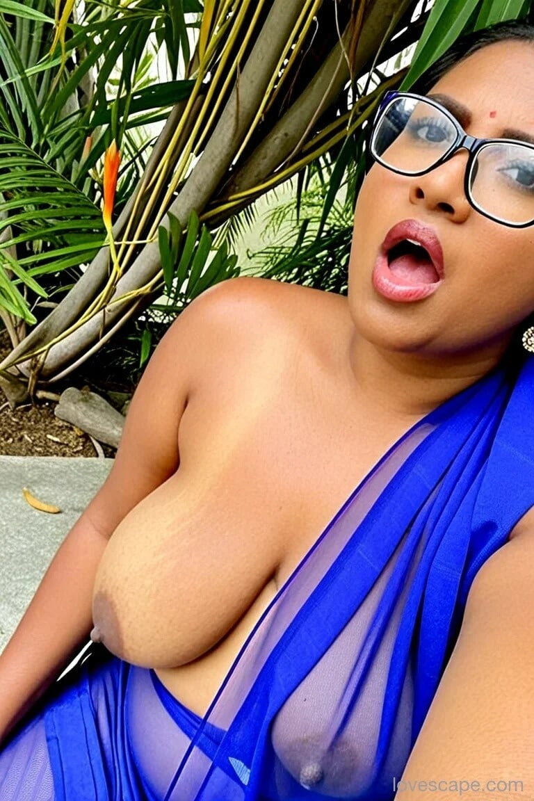 Bangladesh MILF goes crazy in the garden! #12