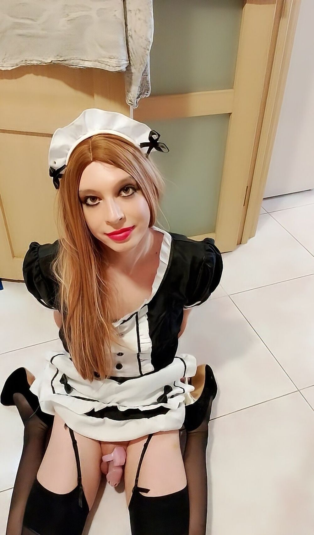 Vladasexytrans sexy sissy maid #16