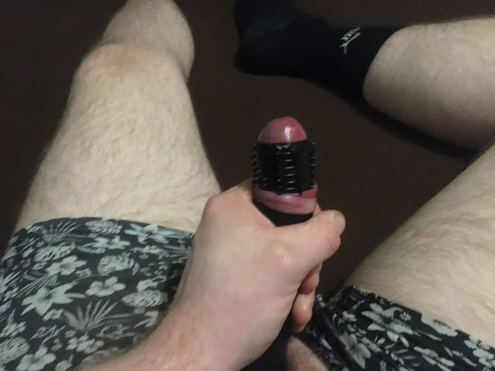 Balls With Rings And Cock With Cocksleeves And Bound #23