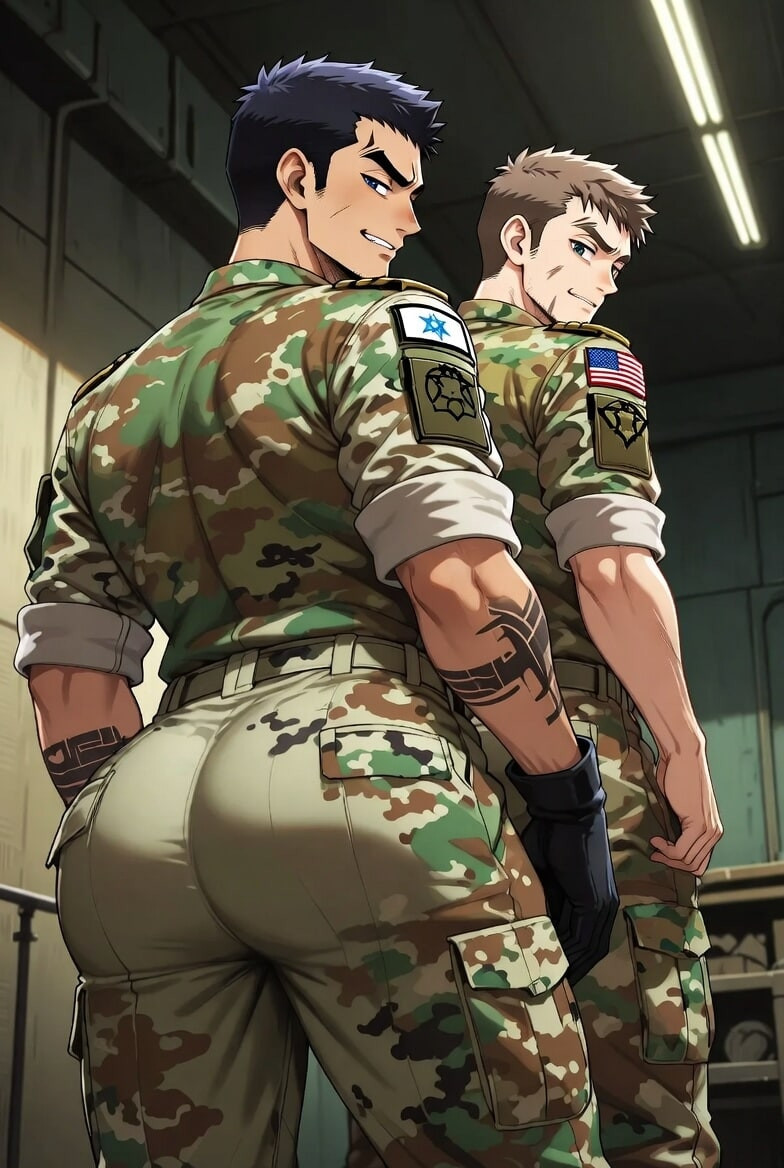 "Israeli Military Boys Intense Barracks Hook-Up – Uniform Ga #13