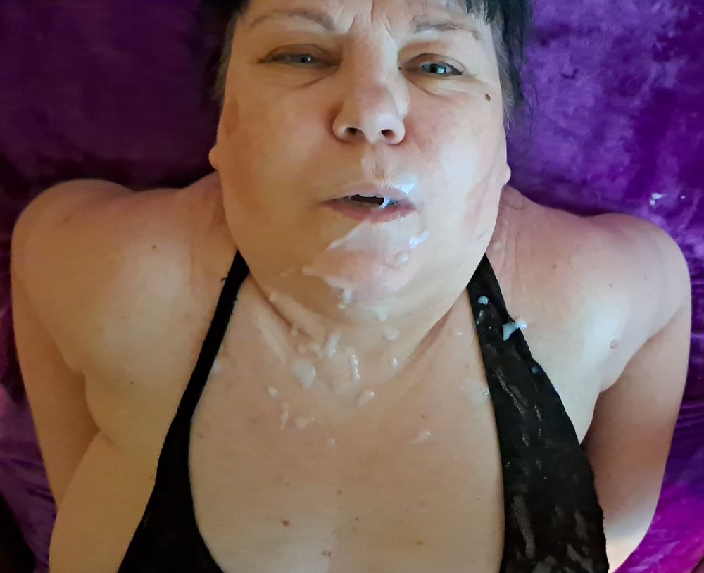 Czech mature huge cum face #2