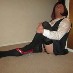 SISSY PANTIES AND OPAQUE HOLD UPS