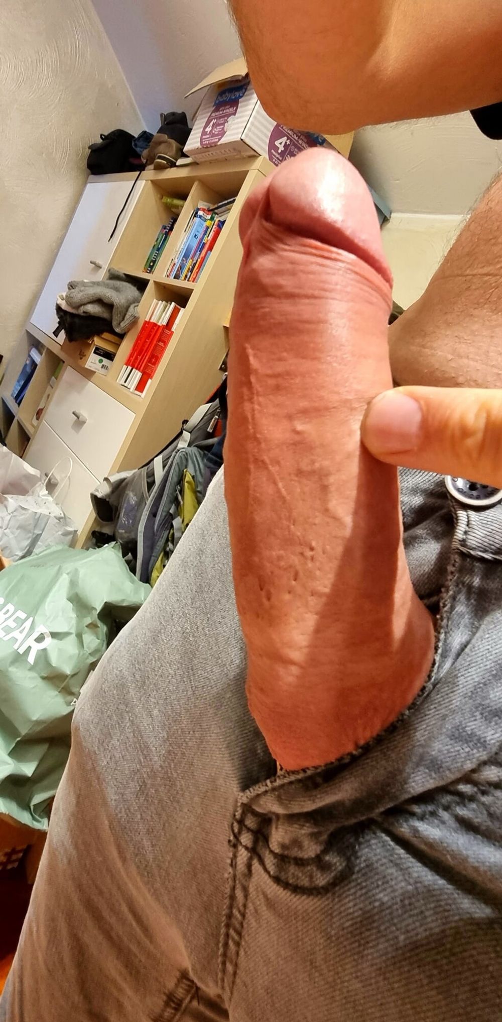 My fat cock shooting! #2