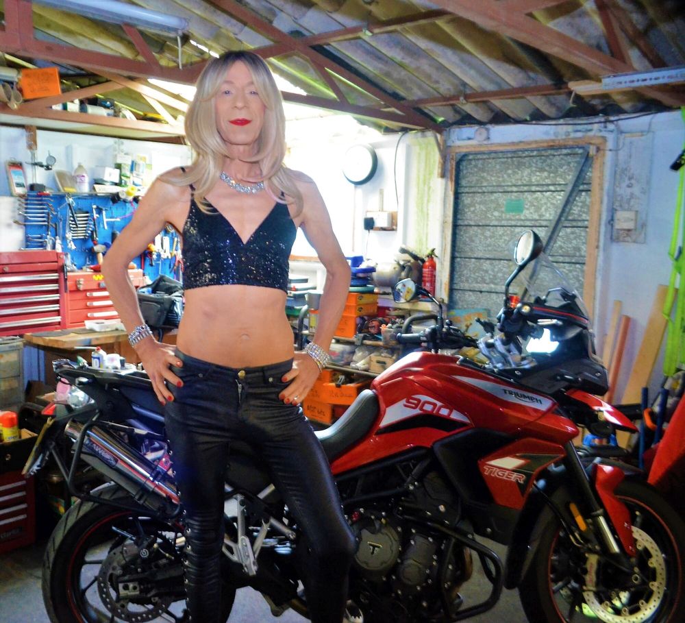 109 Alesssia Travestita on Triumph Tiger #6