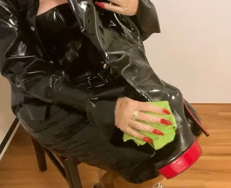 latex fetish housework         