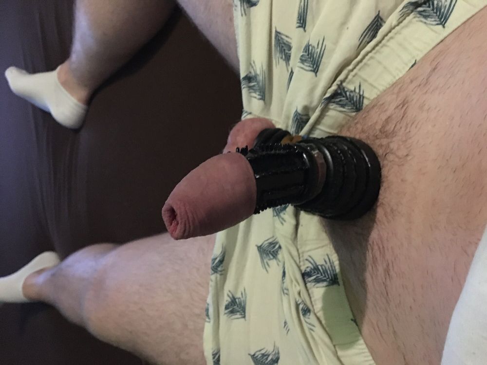 Cock Bondage With Rings Cocksleeve And Rubber Bands #36