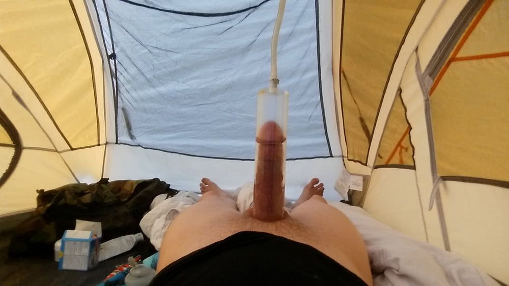 Camping With A Big Cock #14