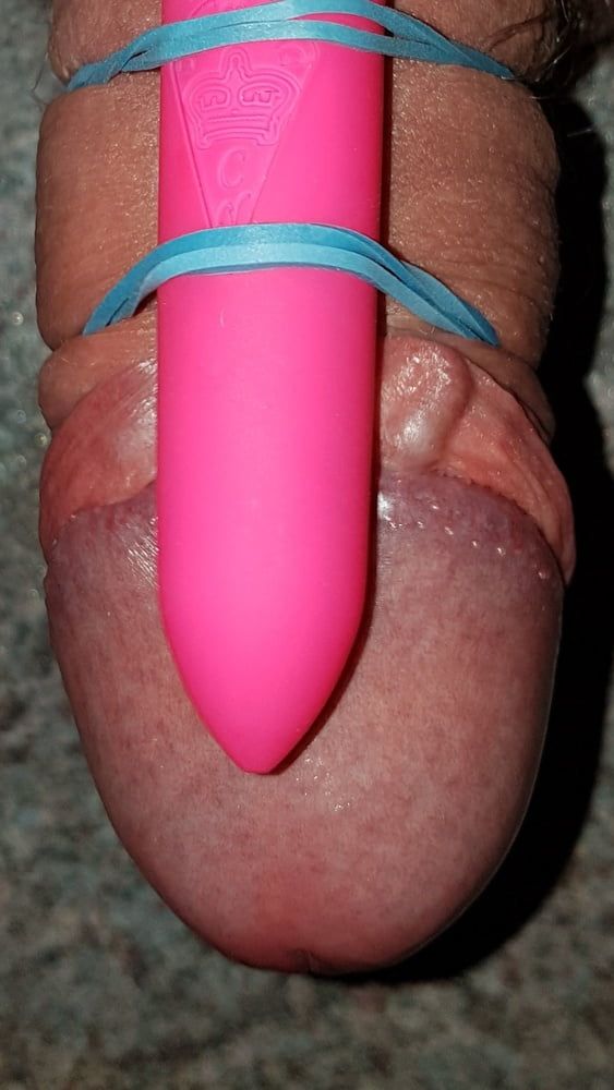 Playing with small vibrator #10