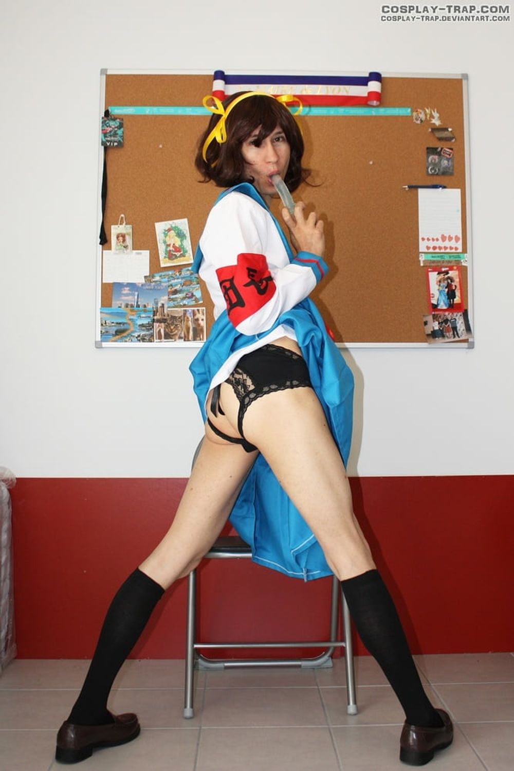  Crossdress cosplay Haruhi secret toy #10