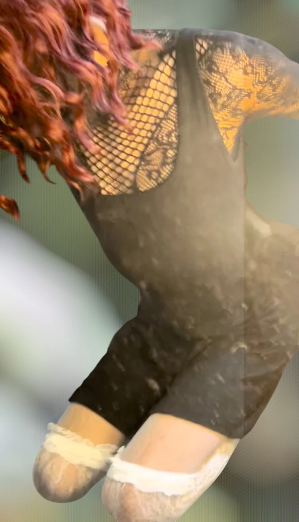 skinny femboy does more black dress fun #5