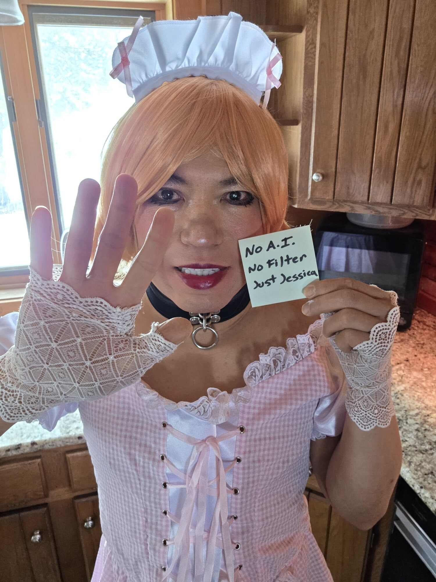 Chubby Pink Trans Maid #13