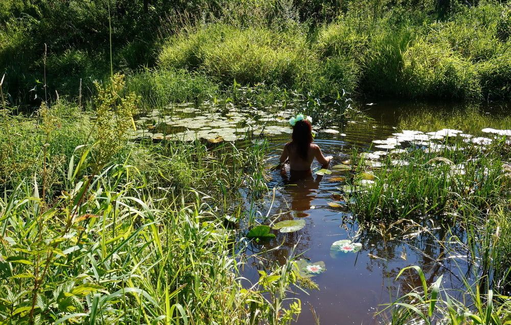 in a weedy pond #23