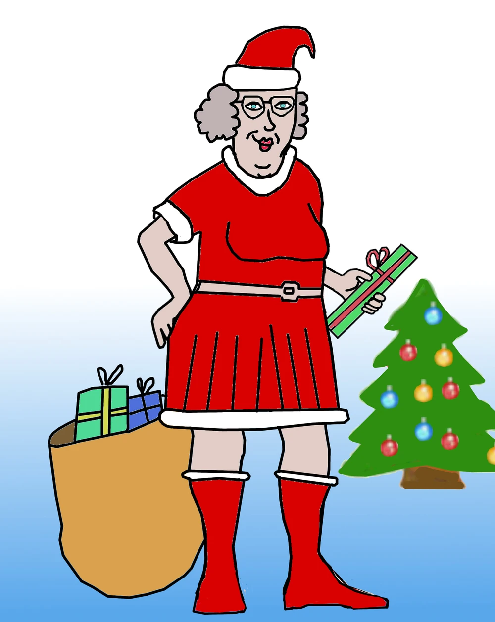 Santa Claus Grand&amp;amp;#039;ma getting naked #2