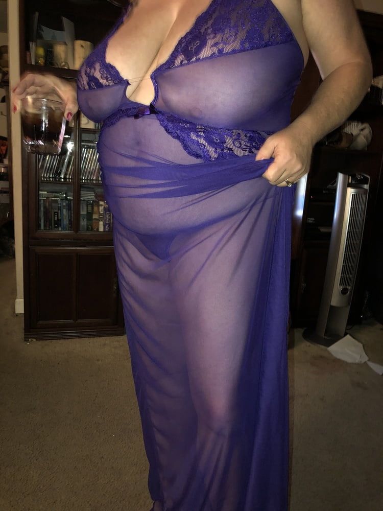 Horny wife in purple #29