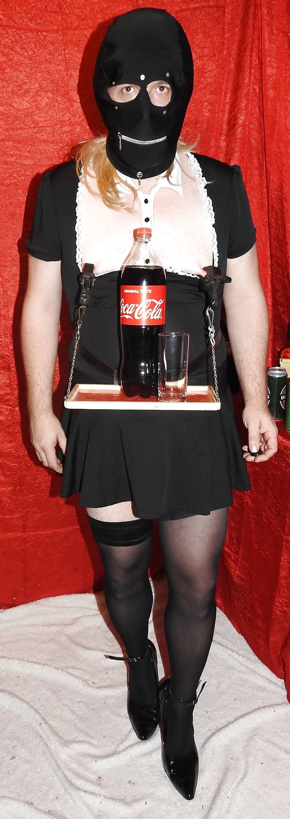 Sissy Maid Served Soft Drink #11