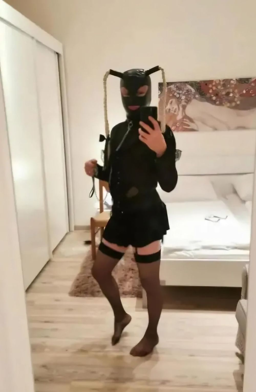 Stocking slut always ready